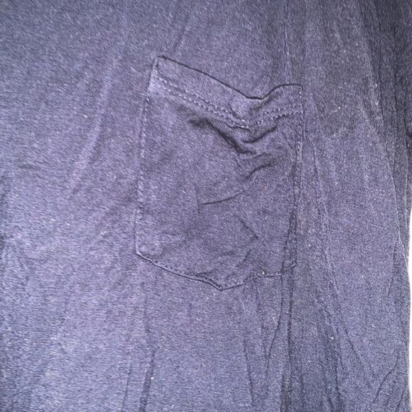 Honeydew Womens V-Neck Short Sleeve T-Shirt Navy Blue Size L - Picture 4 of 10